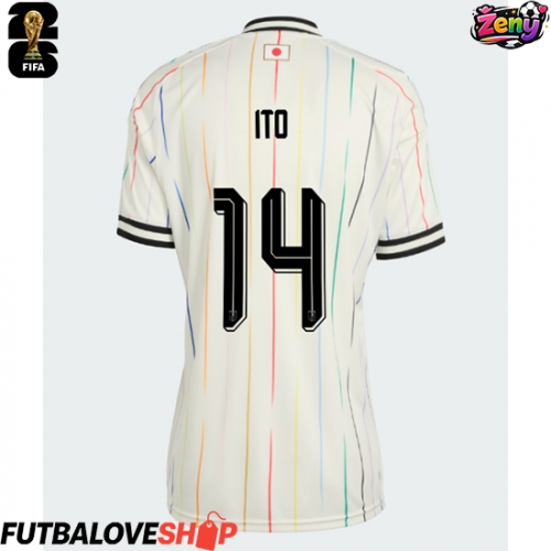 Dres Japonsko Junya Ito #14 Preč pre Ženy MS 2026 Krátky Rukáv